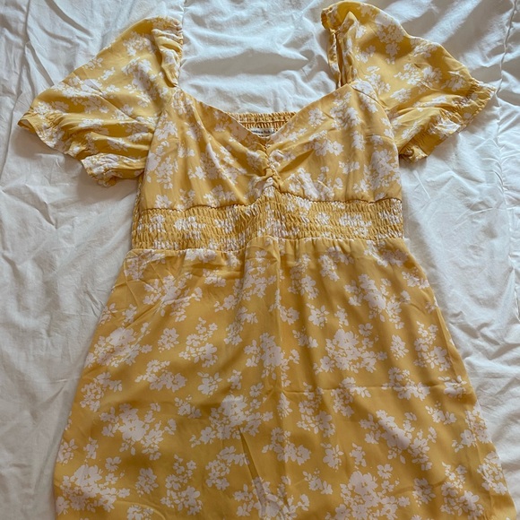 Abercrombie Flowy Cap Sleeve Mini Dress - Picture 1 of 2